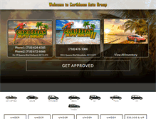 Tablet Screenshot of caribbautos.com